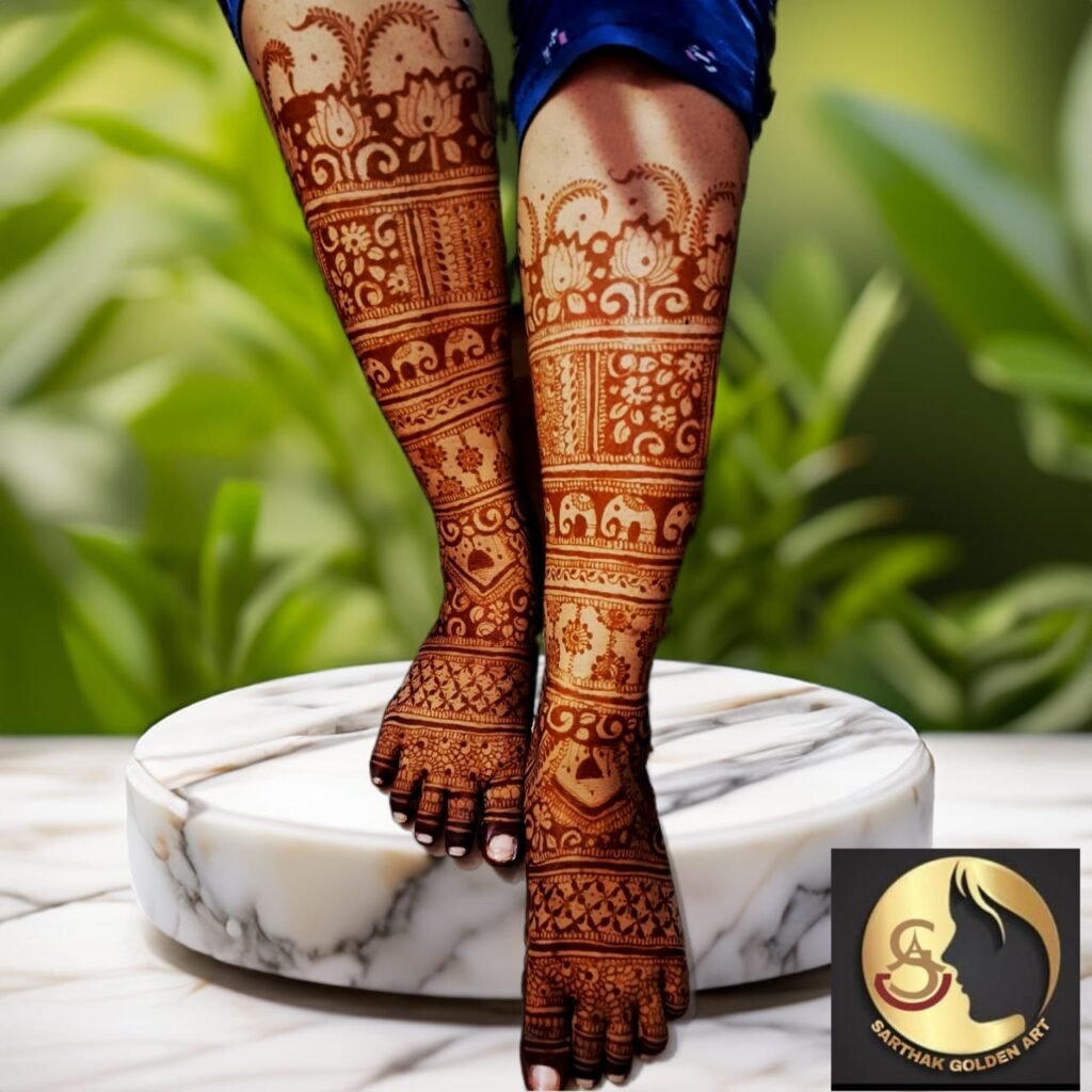 Bridal Leg Designes