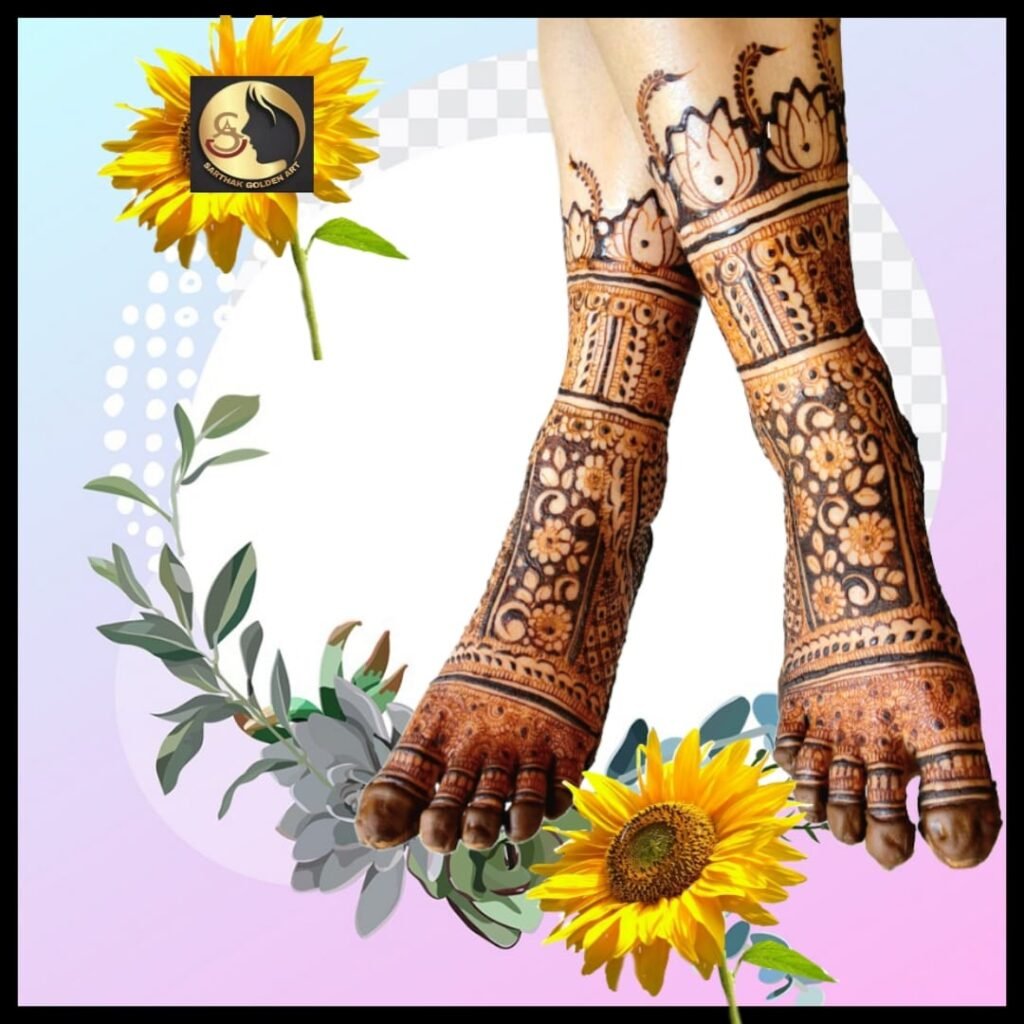 Bridal Leg Designes