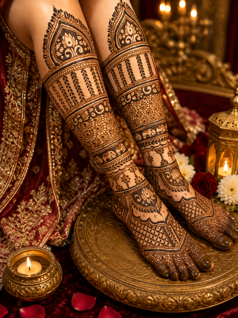 Bridal Leg Designes