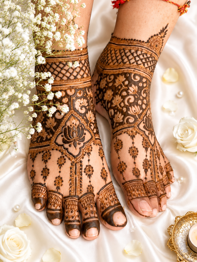 Bridal Leg Designes