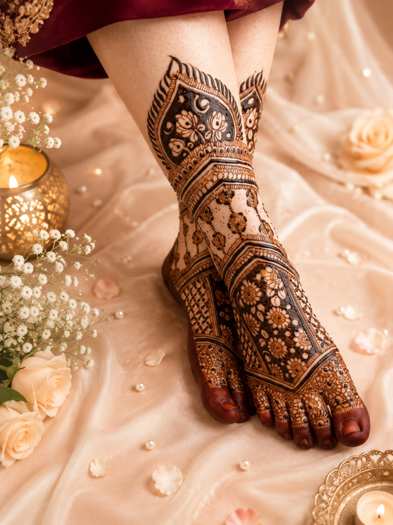 Bridal Leg Designes