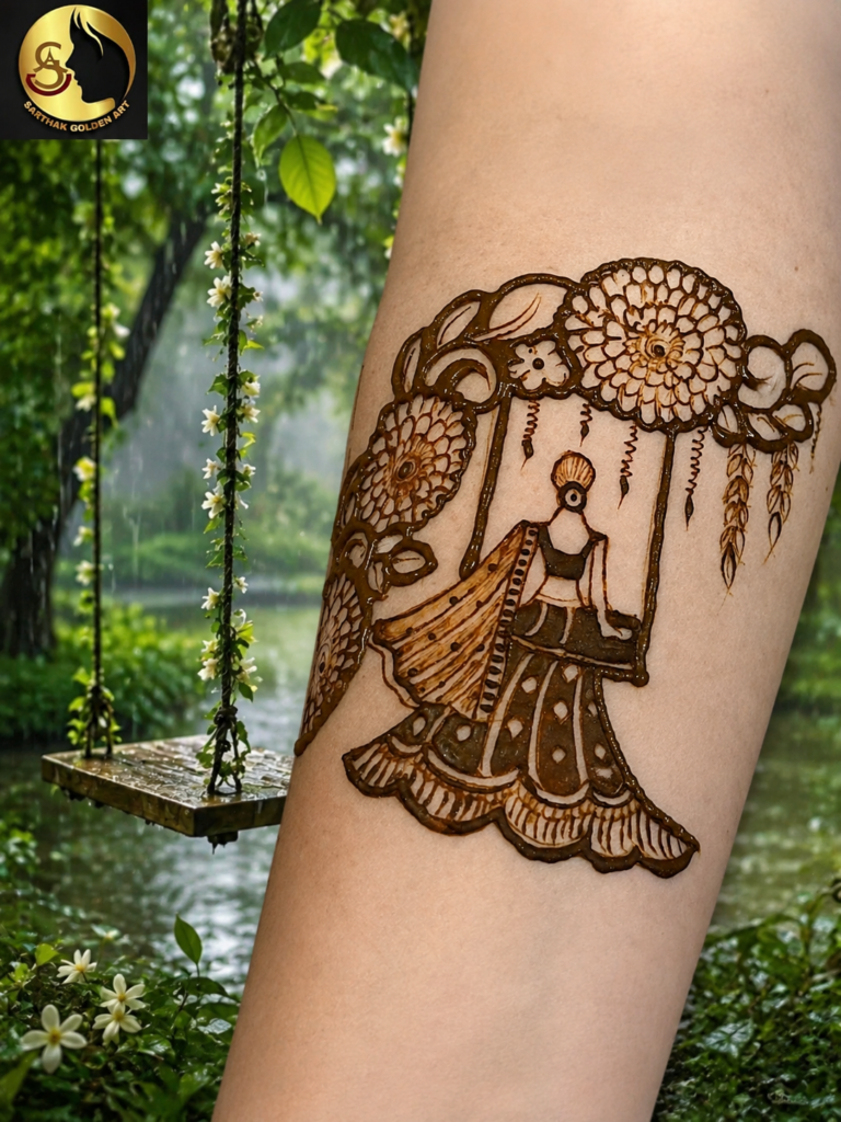 Teej mehndi