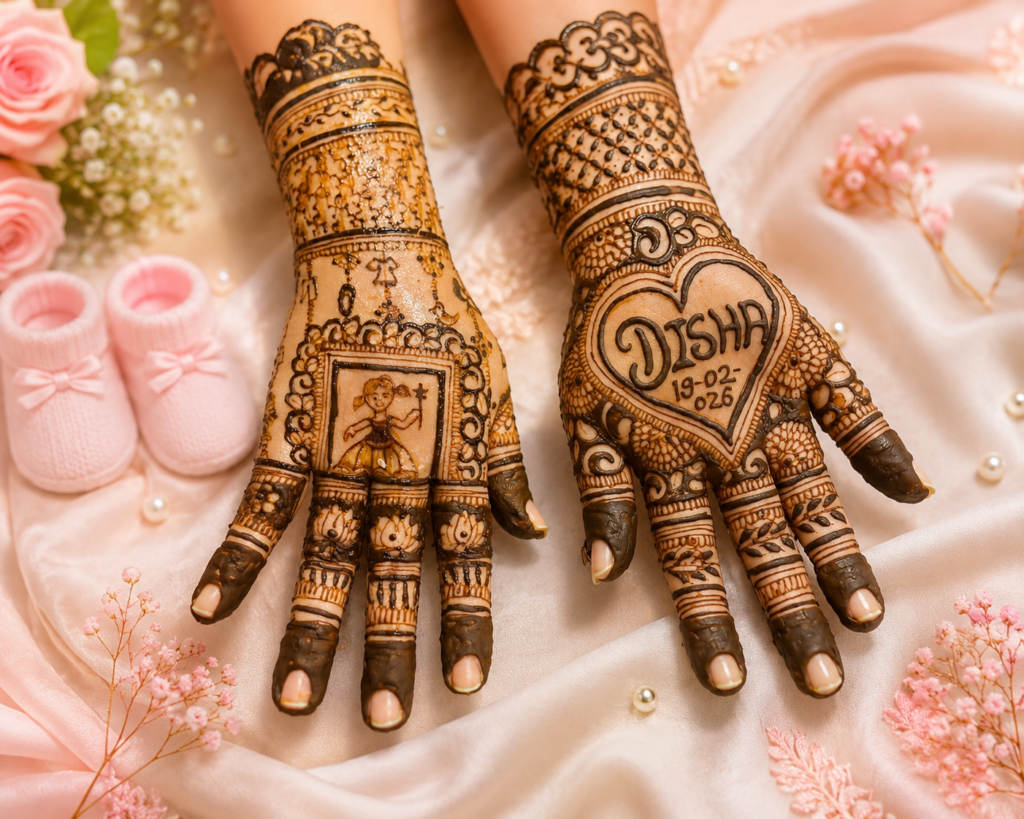 Baby shower mehndi