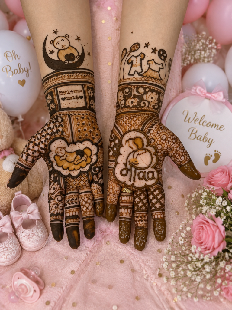 Baby shower mehndi